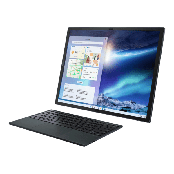Asus ZenBook Fold 17 on desktop mode