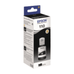 Epson 110 XL EcoTank Pigment Black Ink Bottle – 120ml (C13T03P14A)