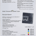 Epson Original Ink Cartridges Black ,Cyan, Magenta ,Yellow Pack of 4 (C13T00S64A) - Image 3