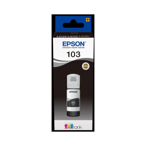 Epson EcoTank Orginal 103 65ml Black Ink Bottle (C13T00S14A) - Marvel ...