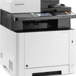 Kyocera ECOSYS M5526cdw All-in-One Color Laser Printer with Print , scan , copy , 4.3in Touchscreen Panel, 512 MB - Image 2