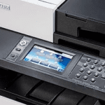 Kyocera ECOSYS M5526cdw All-in-One Color Laser Printer with Print , scan , copy , 4.3in Touchscreen Panel, 512 MB - Image 4