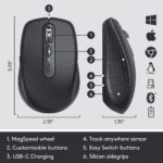 Logitech MX Anywhere 3 Wireless Mouse with Bluetooth Feature - Image 6