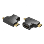 Vention Mini HDMI Male + Micro HDMI Male To HDMI Female Adapter (VEN-AGFB0) - Image 2