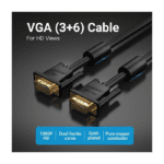 Vention VGA(3+6) Male To Male Cable With Ferrite Cores 1M (VEN-DAEBF) - Image 3