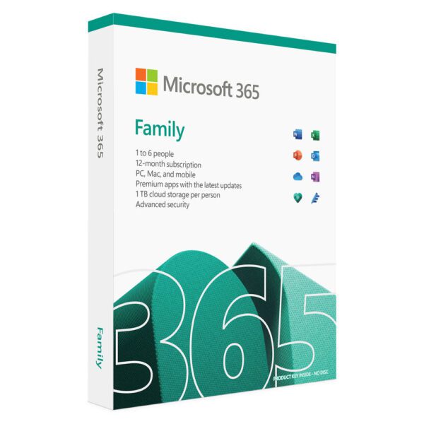 Microsoft Office 365 Family Subscription-5 Users