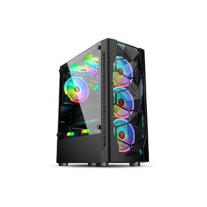 AH500B ATX/MATX Gaming Case (Black)