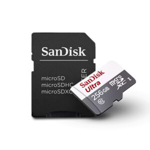 SanDisk MicroSD Class 10 256GB (150MB/s, With Adapter)