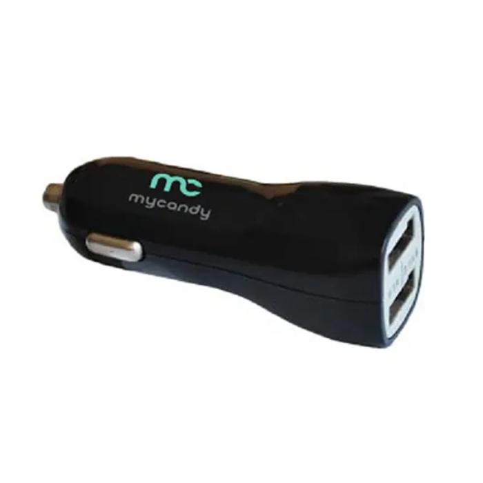 Mycandy Car Charger 32W Dual Type-C & USB Black