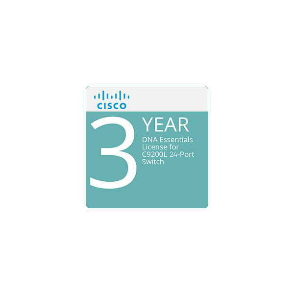 Cisco DNA Essentials License | Catalyst 9200L | 24-port | 3 Years