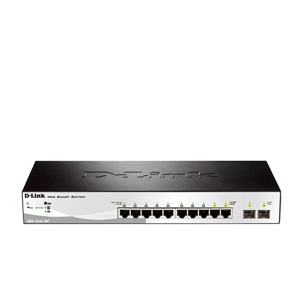 D-Link 10-Port PoE Gigabit Smart Managed Switch