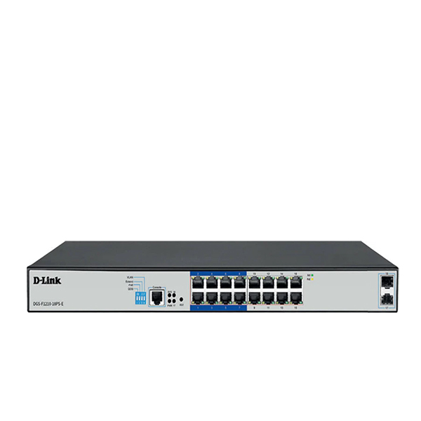 D-Link 16-Port Gigabit Long Range PoE Smart Switch
