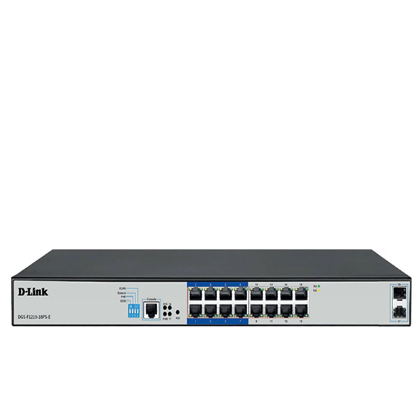 D-Link 16-Port Long Range PoE Switch