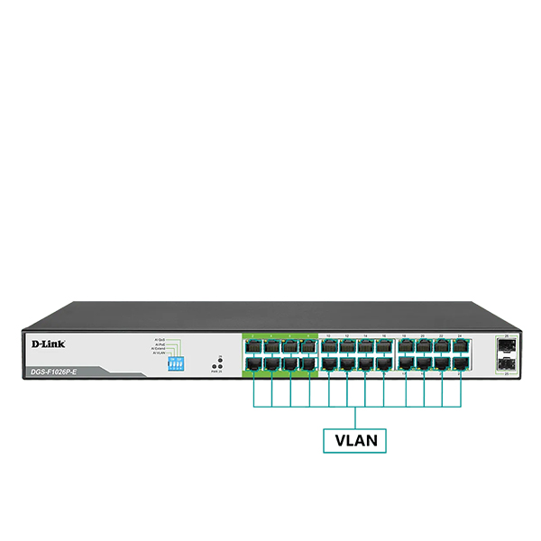 D-Link 24-Port Long Range PoE Switch