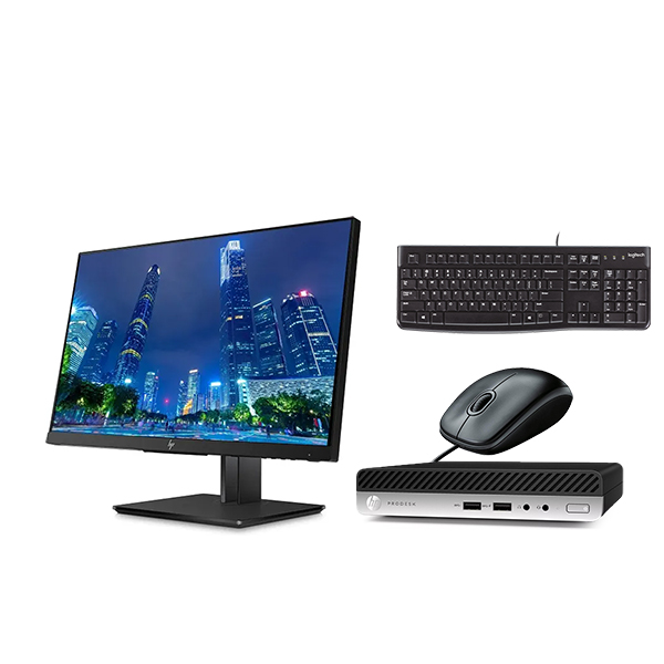 HP ProDesk 400 G4 DM All-in-one Combo | Intel Core i3 | 8GB | 500GB HDD | Windows 10 Pro | 23" HP Z23n G2 screen with Keyboard and Mouse