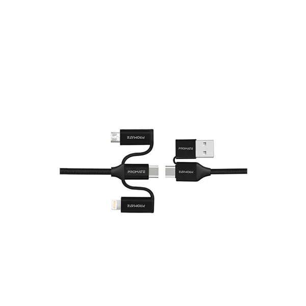 Promate 6-in-1 Hybrid Multi-Connector Cable
